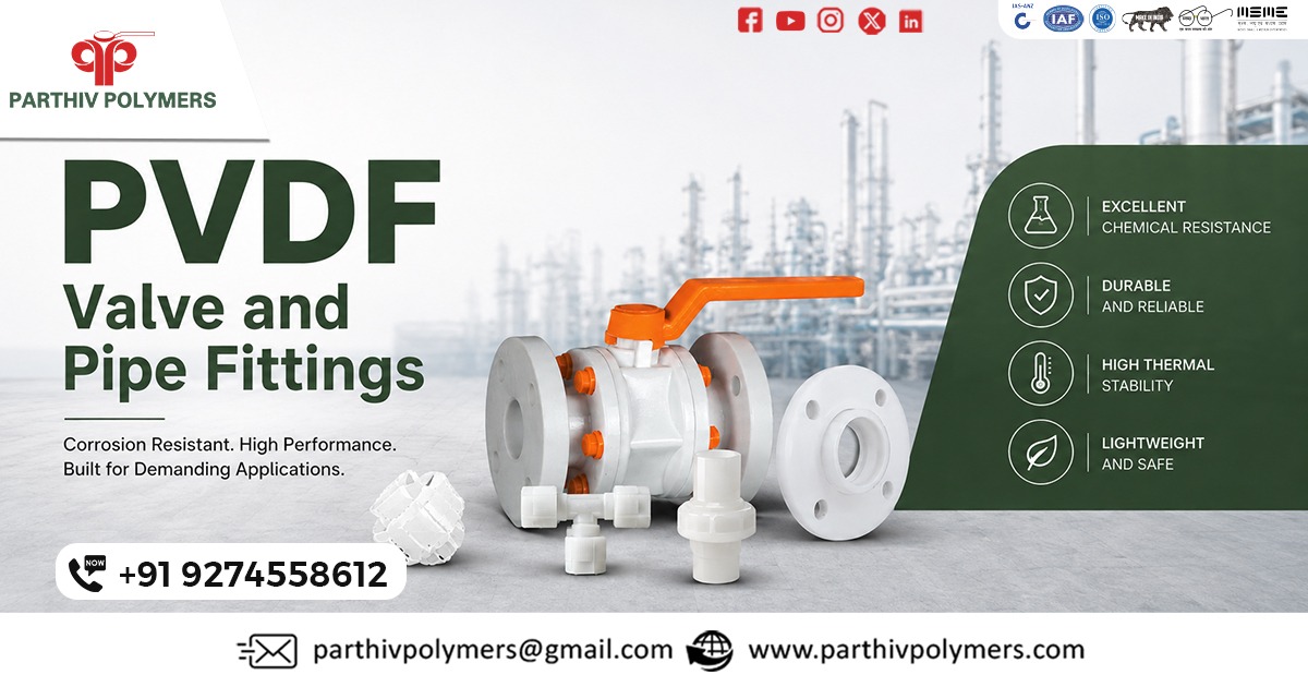 PVDF Valve and Pipe Fittings Supplier In Uttarakhand