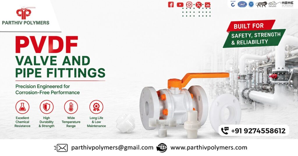 PVDF Valve and Pipe Fittings Supplier In Kerala