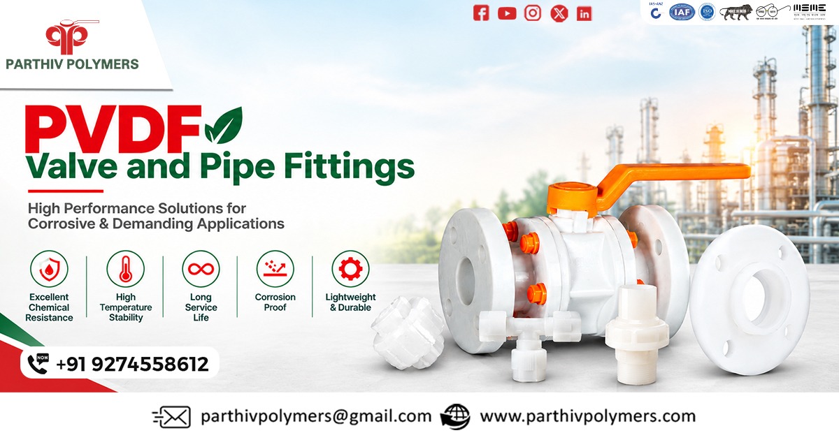 PVDF Valve and Pipe Fittings Supplier In West Bengal