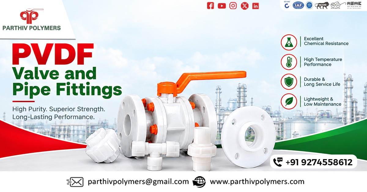PVDF Valve and Pipe Fittings Supplier In Himachal Pradesh