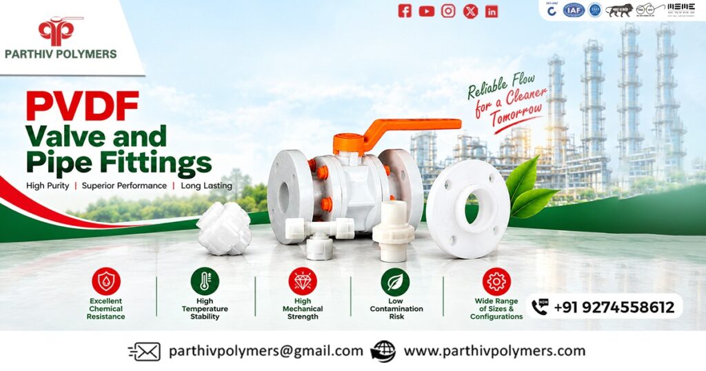 PVDF Valve and Pipe Fittings Supplier In West Bengal