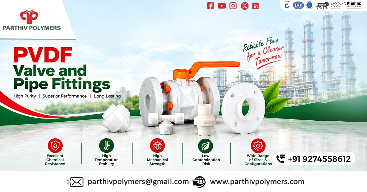 PVDF Valve and Pipe Fittings Supplier In West Bengal