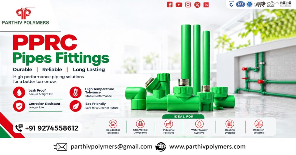 PPRC Plumbing Pipes and Fittings Supplier in Uttarakhand
