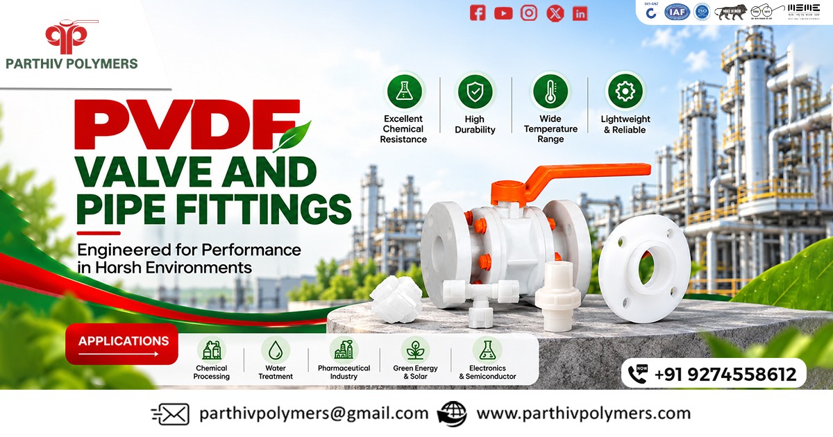 Premium PVDF Valve and Pipe Fittings Supplier In Uttarakhand