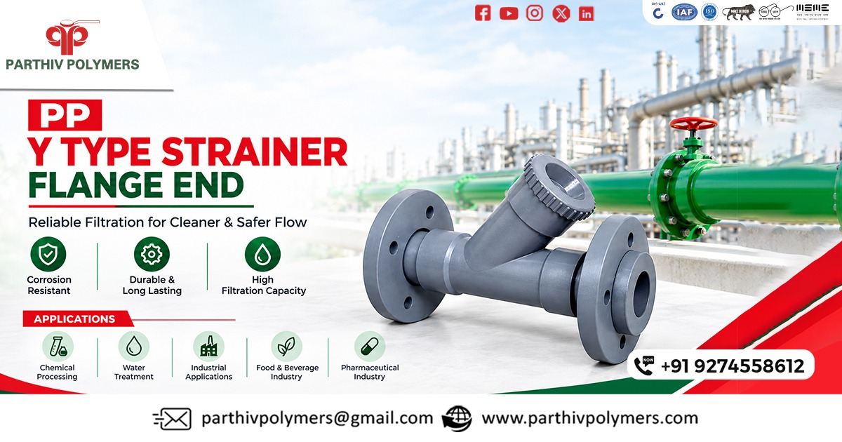 PP Y Type Strainer Flange End Supplier In Kerala